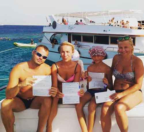 kurs nurkowania PADI OWD Hurghada